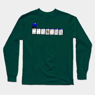 Classic Solitaire - Haunted House Deck Long Sleeve T-Shirt